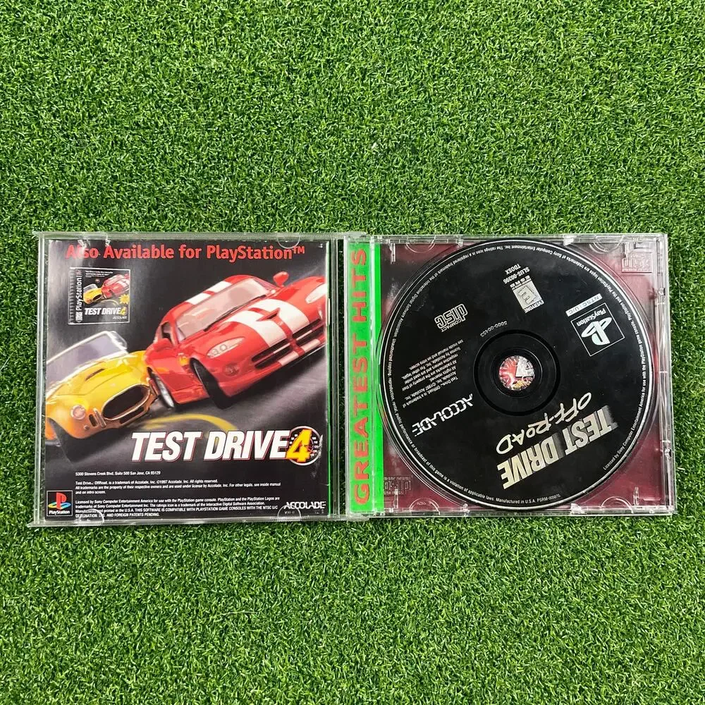Test Drive Off Road (Sony PlayStation 1, 1997) Working